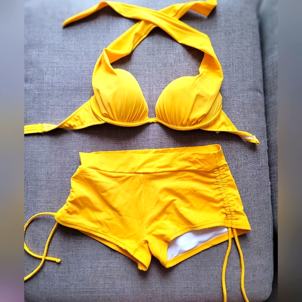 Lot of 20 gently used and NWOT one and 2 piece Swimsuits plus cover ups.